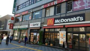 田端駅前の飲食店